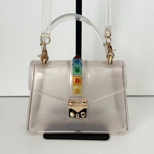 Clear Transparent Jelly Handbag | Crossbody